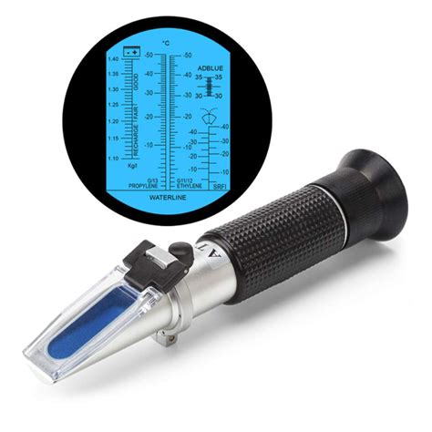 testing def with coolant refractometer